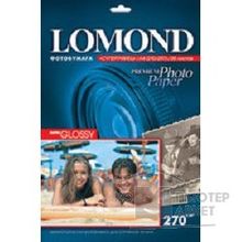 Lomond 1106103  Фотобумага односторонняя яркий суперглянец 10х15, 270г м2, 500 листов