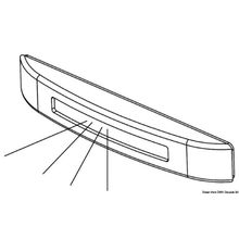 Osculati Courtesy light w 3 front blue LEDs, 13.427.12