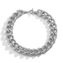 Колье-цепь под серебро (арт. 83508-9)