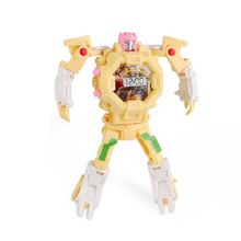 Часы-игрушка трансформер Robot Watch, желтый