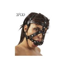 BDSM Маска с кляпом кожа ZADO Harness
