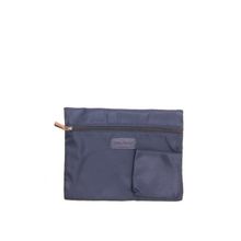 Темно-синяя сумка из плотной ткани