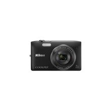 Nikon coolpix s3500 20.1mpix черный 7x 2.7" 720p 25mb sdxc en-el19