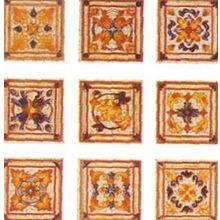 Керамогранит Azulejos Borja Rusticos Taco 120 Marron вставка 8х8