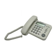 Телефон проводной Panasonic KX-TS2356 RU-W белый_АОН, Caller ID