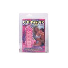 Насадка гелевая розовая стимулирующая 10,5см  170032