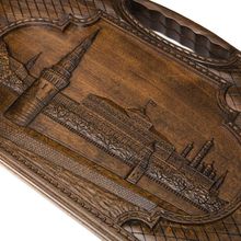 Нарды резные "Кремль" с ручкой 60