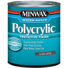 Minwax Polycrylic Protective Finish 237 мл полуматовый