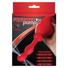 NMC Красный удлиненный анальный душ FRESHEN PUMP (красный)