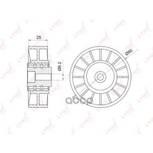 Ролик Натяжной Навесного Оборудования LYNXauto арт. PB5008