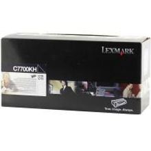 Тонер-картридж LEXMARK C770 772 (чёрный, 10 000 стр, RP) C7700KH