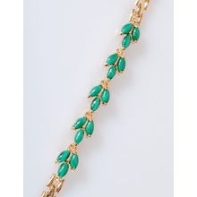 Браслет с малахитом "Рис"