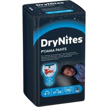 Huggies Dry Nites 10 трусиков в пачке 17 30 кг