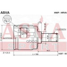 Шрус Внутренний ASVA арт. HNIPHRVA