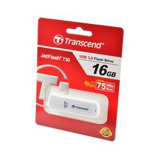 USB Flash Transcend TS16GJF730 USB 3.0 16GB JetFlash 730  белый BL1