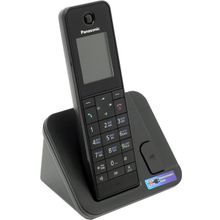 Panasonic KX-TGH210RUB   Black   р телефон (трубка  с  цв.ЖК  диспл., DECT)