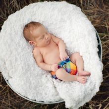 Kanga Care Newborn Aplix Cover Preppy