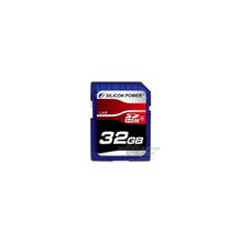 SecureDigital 32Gb Silicon Power, SP032GBSDH004V10 , SDHC Class 4