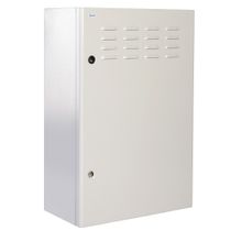 Шкаф настенный ЦМО уличный всепогодный ШТВ-Н-6.6.3-4ААА 6u 600x330мм пер.дв.стал.лист несъемные бок.пан. 57кг серый