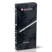 MyStim Электростимулятор уретры Thin Finn (серебро)