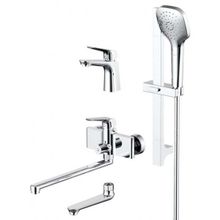 Комплект смесителей для ванны 3 в 1 FAOP A2880 Хром