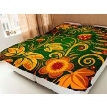 Постельное белье из сатина Русские узоры Евро NEWTONE 82485