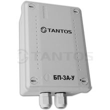TANTOS Блок питания уличный 12В Tantos БП-3А-У (Г) для видеокамер и замков -35°С IP56