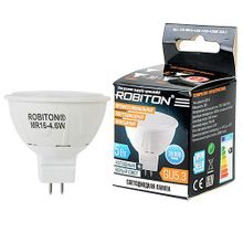 Лампа светодиодная ROBITON LED MR16-4.6W-220V-4200K-GU5.3 BL1