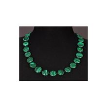 Бусики-Колечки Бусы им.Малахит "Рондо" арт. ИМХ-11(18)-55-1