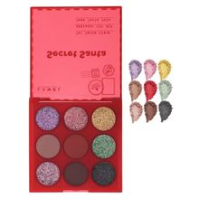 LAMEL Палетка теней 9 оттенков Secret Santa