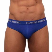 Romeo Rossi Трусы-стринги с широким поясом (L   голубой)