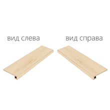 Ступень угловая левая Italon Element Acero Scalino Angolare Sinistro 620070000779 120х33
