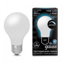 Gauss Лампа светодиодная Gauss 1022 E27 10Вт 4100K 102202210-D ID - 429814