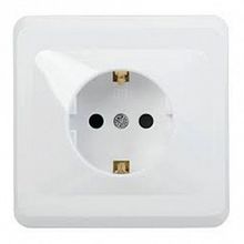 Розетка ВЕГА, скрытый монтаж, белый |  код. ERV10-K01-10-DM |  IEK