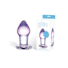 Вибратор на присоске 19см водонепр.5 реж. вибр.фиол.+сменная пан