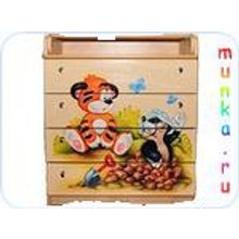 Нижний Новгород комод пеленальный ЭК80 4-04 МДФ "Крот и тигренок"