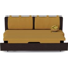 Смарт Диван кухонный Говард Yellow со спальным местом