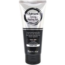 Farmstay Charcoal Toning Peeling Gel 180 мл