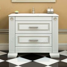 Opadiris Мебель для ванной Оникс 100 серебряная патина