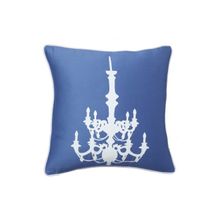 Подушка с принтом chandelier diamond-blue