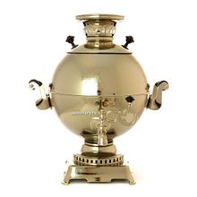 Электрический самовар 5 литров желтый "шар", арт. 110268