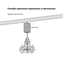 Лифт-подъемник для люстры до 300 кг