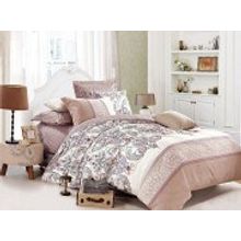 Постельное белье Сатин 2,0 сп. Ankona нав. 52*74 см с простыней на резинке Primavelle 28714