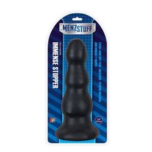 Dream Toys Гигантская чёрная анальная ёлочка MENZSTUFF IMMENSE STOPPER - 32,5 см. (черный)