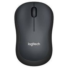 мышь Logitech M220 Silent, беспроводная оптическая, 1000dpi, USB, бесшумная, black, черная 910-004878