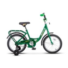 Детский велосипед STELS Flyte 16 Z011 зеленый 11" рама