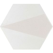 Paradyz Esagon Esagon Concrete Silver Inserto B декор шестигранник 171 мм*198 7.3 мм