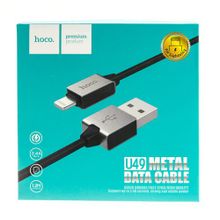 USB-кабель HOCO U49, 1.2 метр для iPhone 5 6 черный