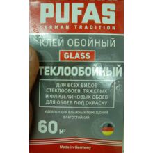 Клей для стеклообоев и флизелиновых обоев Pufas Glass (0.5 кг)