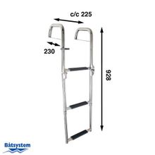 Batsystem Трап телескопический Batsystem BUT25 928 x 225 мм 3 ступеньки